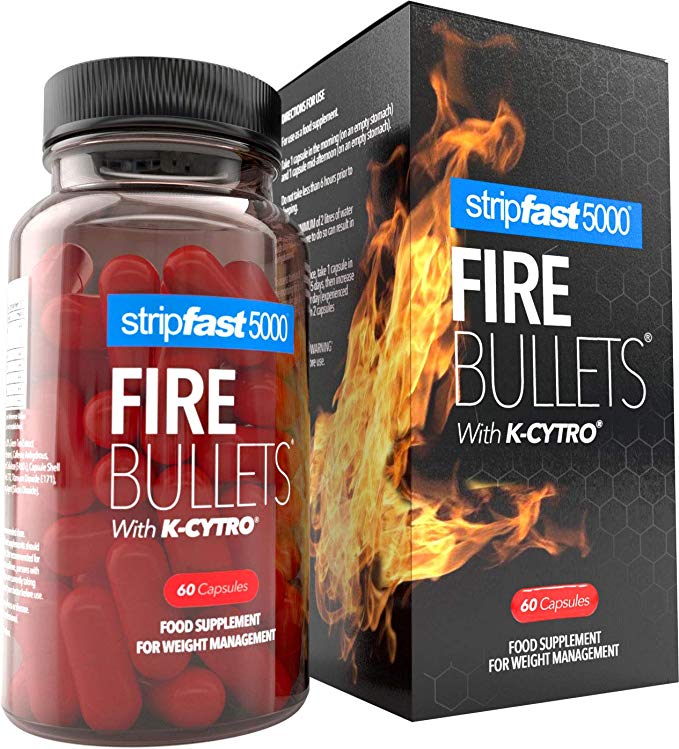 Weight Loss Fat Burner Diet Pills FIRE Bullets   K-Cytro for Women & Men Ultra Strong