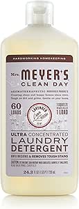 Mrs. Meyer's Clean Day Ultra Concentrated Laundry Detergent, Lavender Scent, 24.3 fl oz