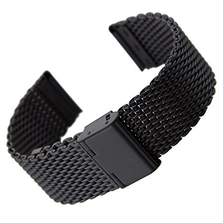Geckota® Stainless Steel Watch Strap Milanese Mesh