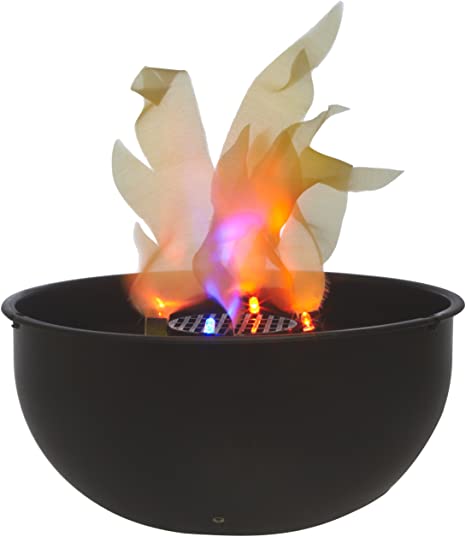 Fortune Products FLM-200 Cauldron Flame Light, 9.75" Bowl Diameter x 4.5" Height