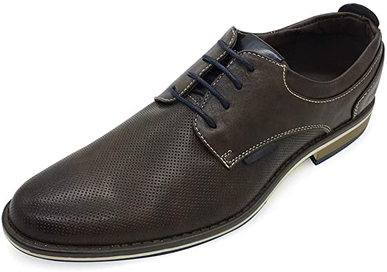 Dress Shoes for Men, Casual Leather Oxford Shoes with Lace-up Classic Formal Dress Shoes, Modern Business Walk Leather Shoes