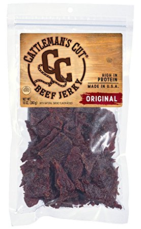 Cattleman's Cut Original Beef Jerky, 10-Ounce Bag