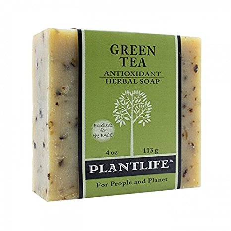 Plantlife Aromatherapy Herbal Soap Green Tea -- 4 oz