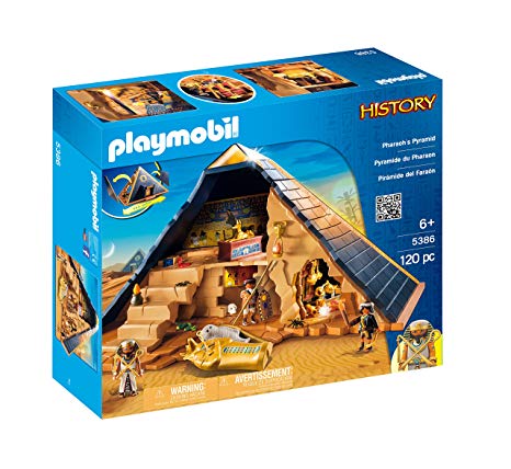 Playmobil 5386 Egyptian Pharaoh's Pyramid with Many Hidden Tombs and Traps