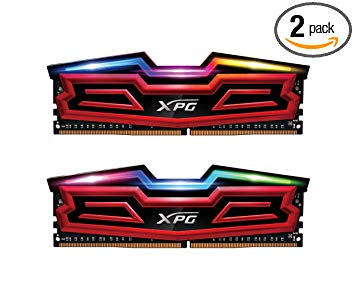 XPG Spectrix D40 RGB 3000MHz 16GB (2x8GB) 228-Pin PC4-19200 Desktop U-DIMM Memory Dual Retail Kit Multi-Colored (AX4U300038G16-DRS)