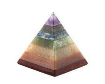 Chakra Pyramid | 30-40mm | (Red Jasper, Peach Aventurine, Golden Quartz, Green Aventurine, Lapis Lazuli, Blue Aventurine, Amethyst)