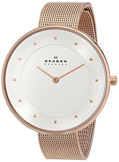 Skagen Women's SKW2142 Gitte Rose Gold-Tone Stainless Steel Watch with Mesh Band