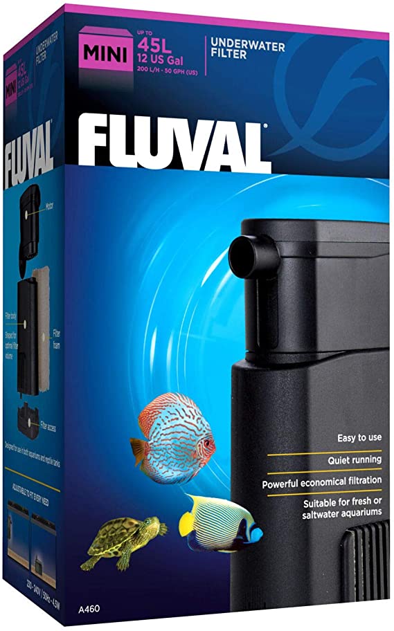 Fluval Mini Underwater Power Filter (One Size) (Black)