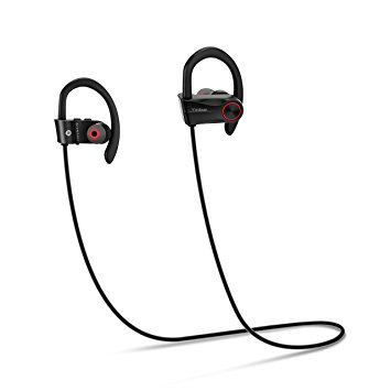 Yordean Bluetooth Headphones, CSR 4.1 Wireless Waterproof Sports Earphones, Noise Cancelling Headsets HD Stereo Sweatproof Earbuds, 12-hour Battery.