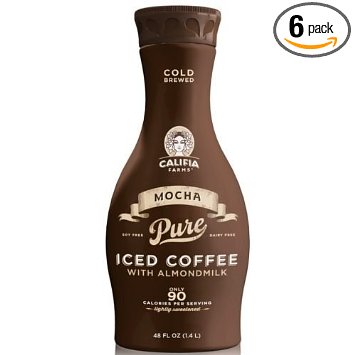 Califia Farms Mocha Almond Milk Iced Coffee, 48 Fluid Ounce -- 6 per case.