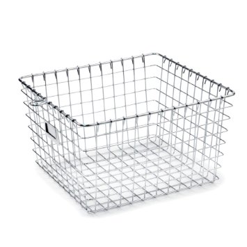 Spectrum Diversified Wire Storage Basket, Medium, Chrome