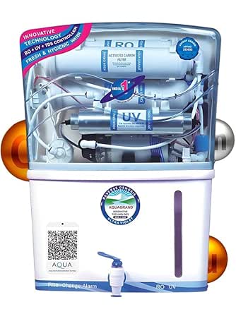 Aqua Grand RO Water purifier Water Purifier   RO   UF   UV   TDS Controler || Alkaline Purifier || 12 Leter Water Purifier for Home & Kitchen, Schools, Hospitals|GMHD-017