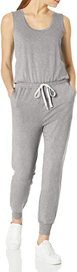 Amazon Essentials Women's Studio Terry Fleece Jumpsuit