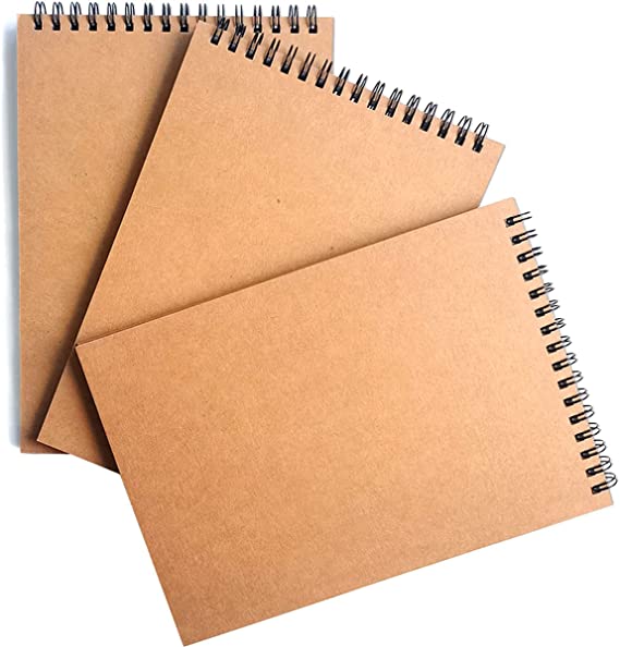 Steno Pads, 3Pack Note Pads, Lined Thick Paper, 60 Sheets, 6” x 8”