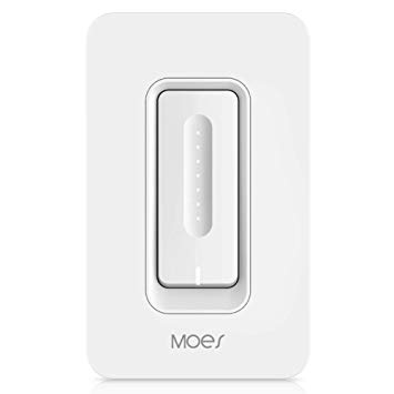 WiFi Smart Dimmer Light Switch Wireless Remote Control Anywhere Compatible with Alexa and Google Assistant Timing Function No Hub Required Neutral Wire Require (Dimmer Light Switch)