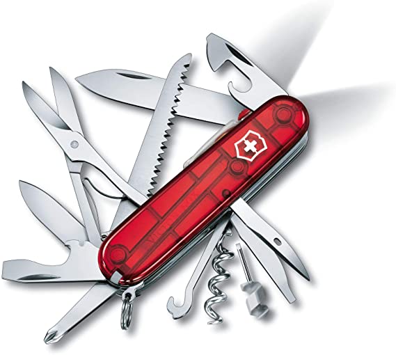 Victorinox Swiss Army Huntsman Lite Pocket Knife (Ruby)