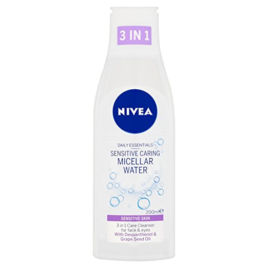 Nivea Daily Essentials 3-in-1 Sensitive Caring Micellar Water, 200ml - Pack of 3