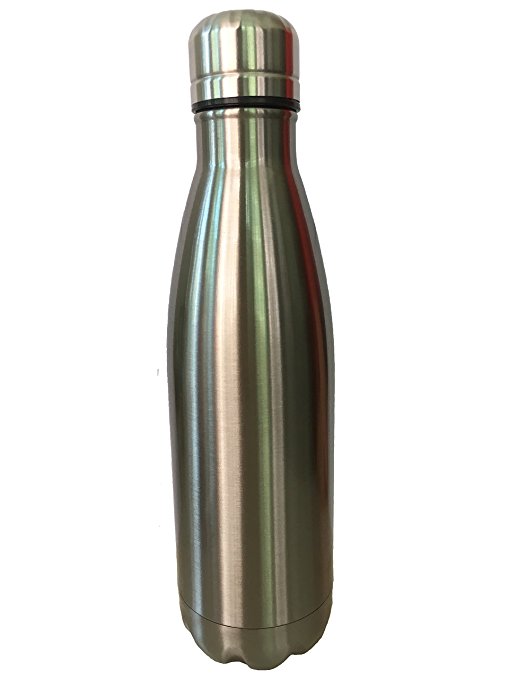 Vacuum Flask Double Wall Stainless Steel Insulated Water Bottle-17oz