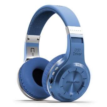 Bluedio H Plus Turbine Wireless Bluetooth 41 Stereo Headphones with MicMicro SD Card SlotFM Radio Blue