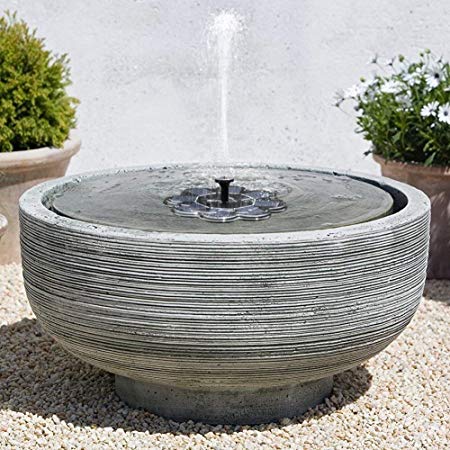 TekHome 2019 NEW Solar Water Fountain, Bird Bath Fountain, Solar Water Features for The Garden, Floating Solar Fountain, Solar Panel Water Pump for Pond/Pool, Solar Powered Water Feature.