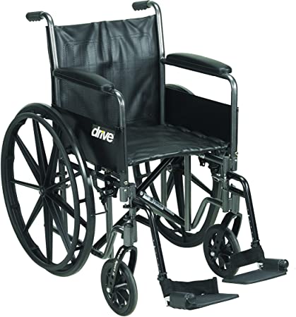 Drive Medical SSP220DFA-EF Silver Sport 2 Wheelchair