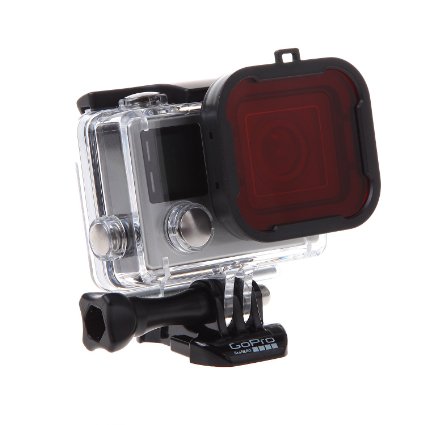 Luxebell® Scuba Dive Red Filter for Gopro Hero 4 Black, Silver and Hero3  Standard Housing - Blue Water