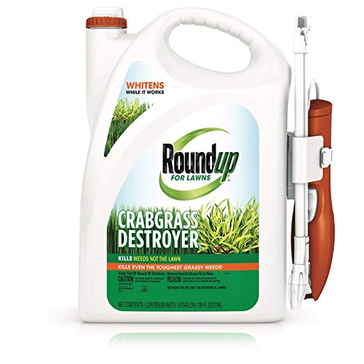 Roundup for Lawns Crabgrass Destroyer1 Ready-to-Use with Extended Wand, Brown/A, 1 Gallon