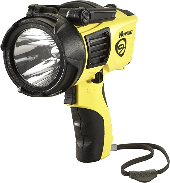 Streamlight 44910 Waypoint 1000-Lumens Spotlight with 120-Volt AC Charger, Yellow