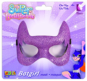 My Super Best Friends Batgirl Glitter Eye Mask
