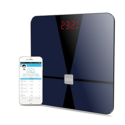 Dr.meter Smart Wireless Body Fat Scale Digital Weight Bathroom Scale to Manage Body weight, Body Fat