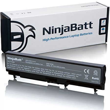 NinjaBatt New Laptop Battery for Lenovo ThinkPad Edge 14 15 ThinkPad L412 L420 L512 SL410 42T4752 42T4763 42T4793 – High Performance [6 Cells/4400mAh/48wh]