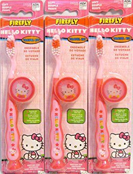 FireFly Hello Kitty Travel Kit (3 Pack)