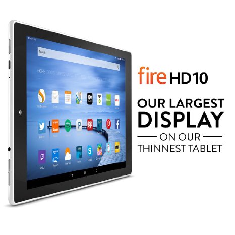 Fire HD 10 101 HD Display Wi-Fi 16 GB - Includes Special Offers White