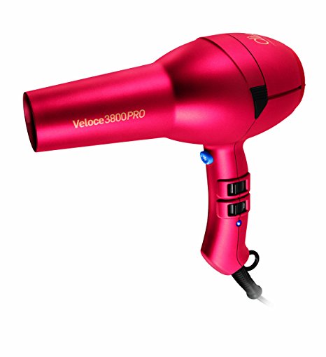 Diva Professional Styling Veloce 3800 Pro Rubberised Red