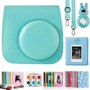 CAIUL 7 in 1 Fujifilm Instax Mini 8 8  9 Camera Accessories Bundles Kit - Mint