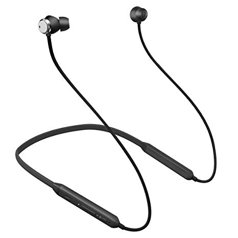 Bluedio TN (Turbine) Active Noise Cancelling headphones, Bluetooth 4.2 Wireless Sports Headsets,Magnetic Sweatproof Running Earbuds with Mic (Black)