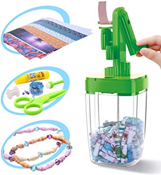 CUTE STONE Jewelry Making Supplies Kit Includes Paper Bead Roller, Assorted Beads,Jewelry Tools, Jewelry Wires for Necklace, Bracelet, Earrings Making,DIY Accessories Arts and Crafts Supplies