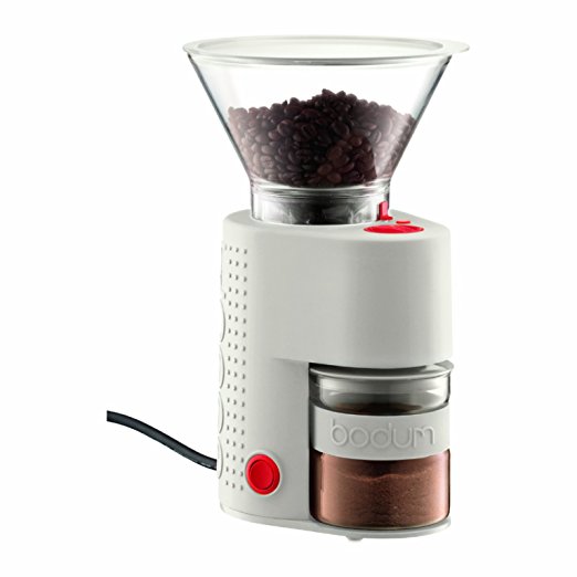 Bodum Bistro Electric Coffee Grinder - Off White