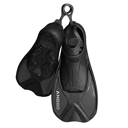 ANGGO Short Swim Fins for Diving and Snorkeling