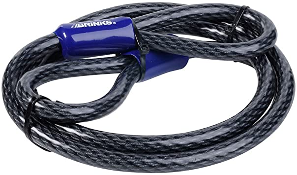 Brinks 675-62701 Commercial 5/8" X 7' Braided Cable, Loop Ended