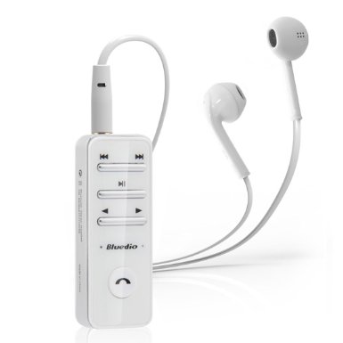 Bluedio I4 Wireless Bluetooth Stereo Headset support music streaming White