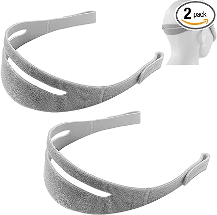 LALASTAR 2-Pack Replacement Headgear Compatible with N30i, Headgear Strap Compatible with N30i and P30i, Adjustable Headgear Supplies for Cpap Masks Nasal, Medium Size (Headgear Only)