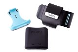 AMPY MOVE Wearable USB Portable Motion Charger External Battery Pack with Accessory Pack for iPhone Samsung and More- Black