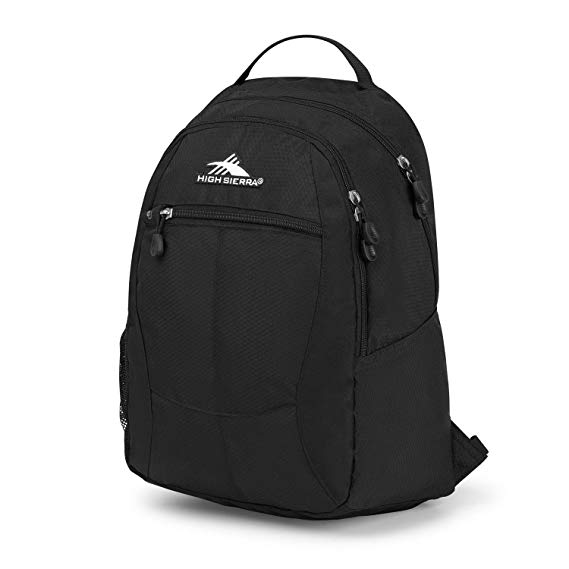 High Sierra Unisex Curve Backpack, Lightweight and Stylish Bookbag Backpack for College Students with Padded Shoulder Straps, Perfect All-Around Bag for a Day on Campus or for Travel