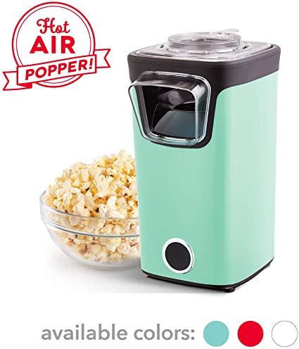 DASH DAPP155GBAQ06 Turbo POP Popcorn Maker, 8 Cups, Aqua