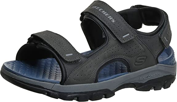 Skechers mens Strap Closure Sandle Fishermen