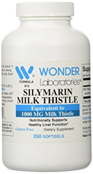 Silymarin Milk Thistle Liver Cleanser Milk Thistle Nutritionally Supports the Liver's Ability to Maintain Normal Liver Function - 250 Softgels #8122