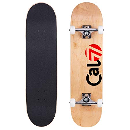 Cal 7 Complete Skateboard, Popsicle Double Kicktail Maple Deck, Skate Styles in Graphic Designs