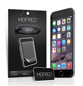 MOFRED 12 x Apple iPhone 6 / iPhone 6S (4.7 inch Screen Display) - Supreme Quality Screen Protectors Retail Packed with Cleaning Cloth and Application Card (Triple Layer Scratch Protection Technology)