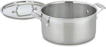 Cuisinart MCP44-24 MultiClad Pro Stainless 6-Quart Saucepot with Cover